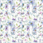 Voyage Maison Samarinda Printed Cotton Fabric in Violet/Natural