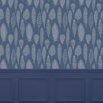 Voyage Maison Samui 1.4m Wide Width Wallpaper in Indigo