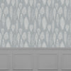 Voyage Maison Samui 1.4m Wide Width Wallpaper in Silver