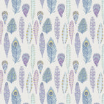 Voyage Maison Samui Print Printed Linen Fabric in Heather