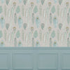 Voyage Maison Samui 1.4m Wide Width Wallpaper in Peacock/Stone