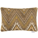 Geometric Brown Cushions - Sandoval Printed Cushion Cover Sepia Voyage Maison