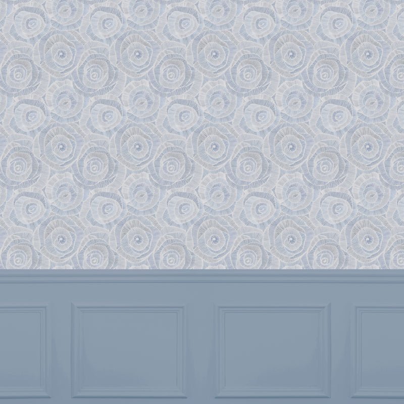 Voyage Maison Sanur 1.4m Wide Width Wallpaper in Bluebell