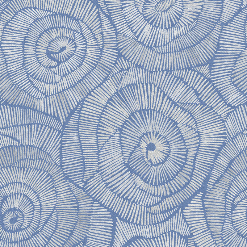 Voyage Maison Sanur 1.4m Wide Width Wallpaper in Indigo