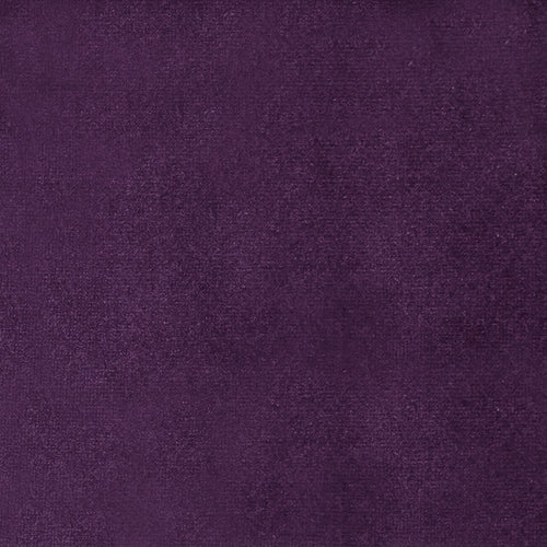 Voyage Maison Sapphire Plain Velvet Fabric in Damson