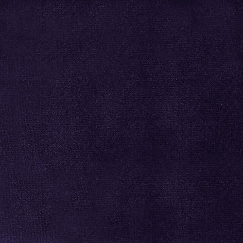 Voyage Maison Sapphire Plain Velvet Fabric in Midnight