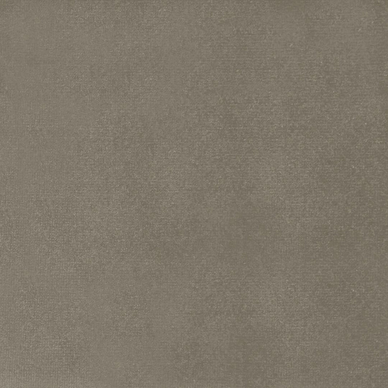 Voyage Maison Sapphire Plain Velvet Fabric in Truffle