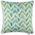 Geometric Green Cushions - Savannah Printed Cushion Cover Isla Additions