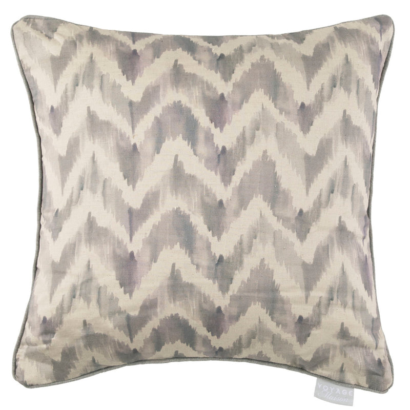 Geometric Purple Cushions - Savannah Printed Cushion Cover Violet Additions