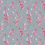 Voyage Maison Saville Printed Cotton Fabric in Blossom Slate