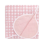 Plain Pink Bedding - Scallop Quilted Bedspread Pink Furn