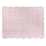 Plain Pink Bedding - Scallop Quilted Bedspread Pink Furn
