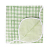 Plain Green Bedding - Scallop Quilted Bedspread Sage Furn
