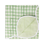 Plain Green Bedding - Scallop Quilted Bedspread Sage Furn