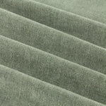 Plain Green Curtains - Soft Chenille Blackout Eyelet Curtains Green Furn