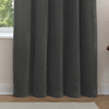  Curtains - Soft Chenille Blackout  Pencil Pleat Curtains Charcoal Furn