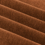  Curtains - Soft Chenille Blackout  Pencil Pleat Curtains Rust Furn