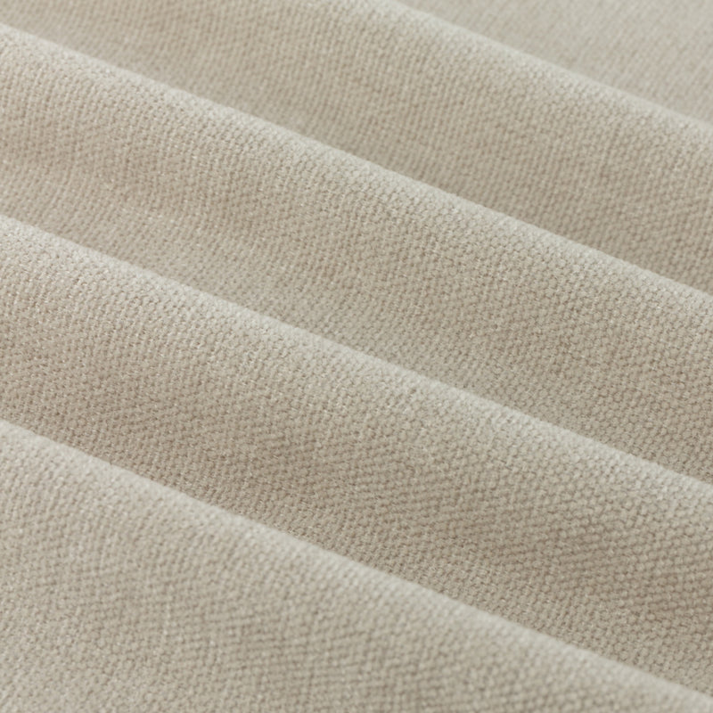 Plain Beige Curtains - Soft Chenille Blackout Pencil Pleat Curtains Natural Furn