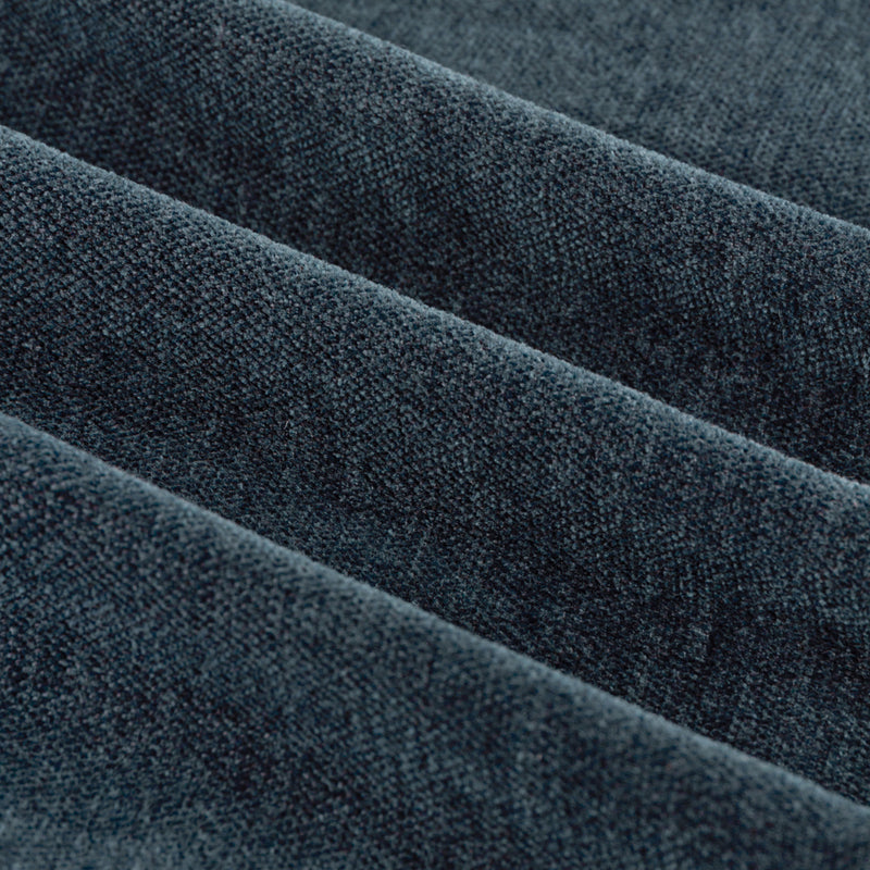 Plain Blue Curtains - Soft Chenille Blackout Eyelet Curtains Navy Furn