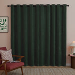  Curtains - Soft Chenille Blackout  Eyelet Curtains Bottle Furn