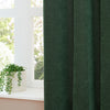  Curtains - Soft Chenille Blackout  Eyelet Curtains Bottle Furn