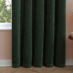  Curtains - Soft Chenille Blackout  Eyelet Curtains Bottle Furn