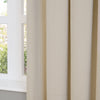  Curtains - Soft Chenille Blackout  Eyelet Curtains Ecru Furn