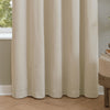  Curtains - Soft Chenille Blackout  Eyelet Curtains Ecru Furn