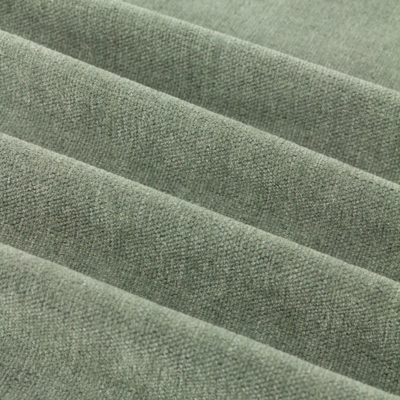  Curtains - Soft Chenille Blackout  Eyelet Curtains Green Furn