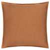 Plain Orange Cushions - Slub Cotton  Cushion Cover Toffee Yard