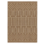 Geometric Beige Rugs - Seagrove Jute Effect Indoor/Outdoor Rug Natural Yard