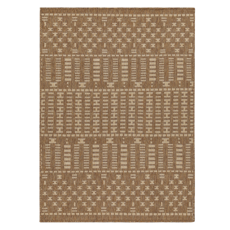 Geometric Beige Rugs - Seagrove Jute Effect Indoor/Outdoor Rug Natural Yard