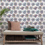 Voyage Maison Sea Urchin 1.4m Wide Width Wallpaper in Abalone