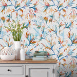 Voyage Maison Seaweed 1.4m Wide Width Wallpaper in Cobalt