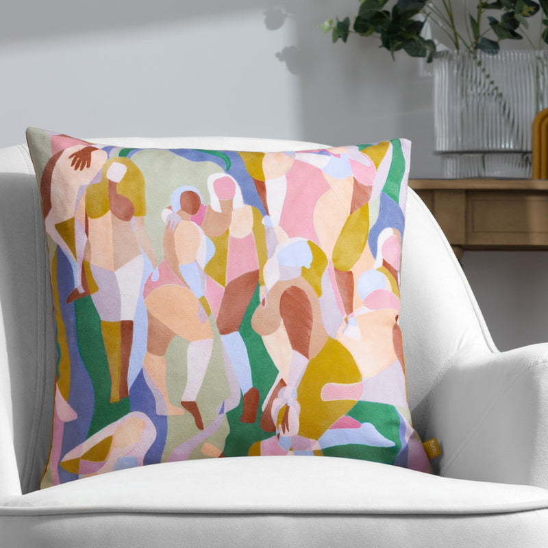 furn. Self Love Cushion Cover in Multicolour