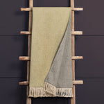 Voyage Maison Selkirk Woven Throw in Celery