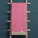 Voyage Maison Selkirk Woven Throw in Geranium