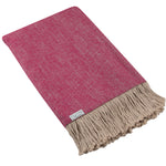 Voyage Maison Selkirk Woven Throw in Geranium