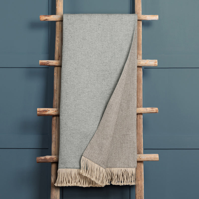 Voyage Maison Selkirk Woven Throw in Ice