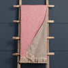 Voyage Maison Selkirk Woven Throw in Rosehip