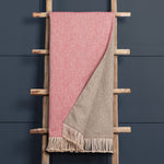 Voyage Maison Selkirk Woven Throw in Rosehip