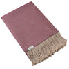 Voyage Maison Selkirk Woven Throw in Rosehip