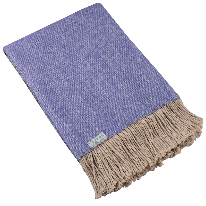 Voyage Maison Selkirk Woven Throw in Violet