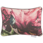 Marie Burke Sennen Printed Cushion Cover in Fuchsia