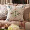 Floral Green Cushions - Sera Printed Piped Cushion Cover Sage Voyage Maison