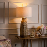 Geometric Gold Lighting - Serena  Lamp Base Gold/Whitewash Voyage Maison
