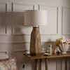 Geometric Gold Lighting - Serena  Lamp Base Gold/Whitewash Voyage Maison