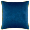 furn. Serpentine Animal Print Cushion Cover in Ochre/Blue