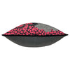 furn. Serpentine Animal Print Cushion Cover in Pink/Charcoal