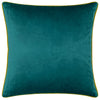 furn. Serpentine Animal Print Cushion Cover in Royal Blue/Teal